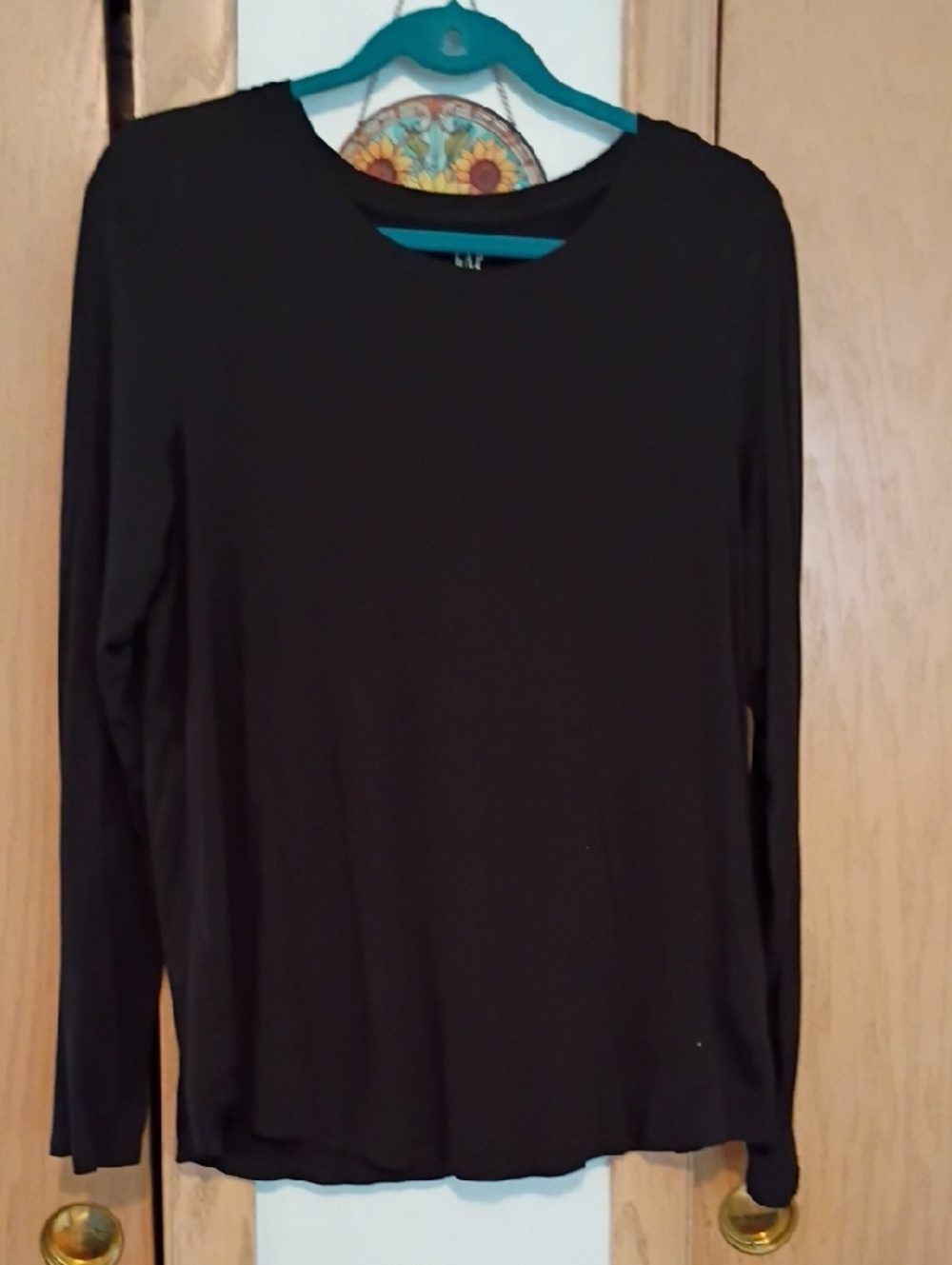 GAP Black Luxe T Crewneck Tee
